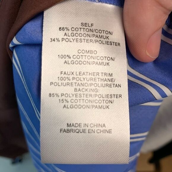 TIBI Vivian Stripe Deep V-Neck Halter Dress, NWT - Picture 7 of 8